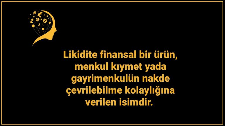 Likidite Oranı Borsada Neden Önemlidir ? Likidite Nedir ?