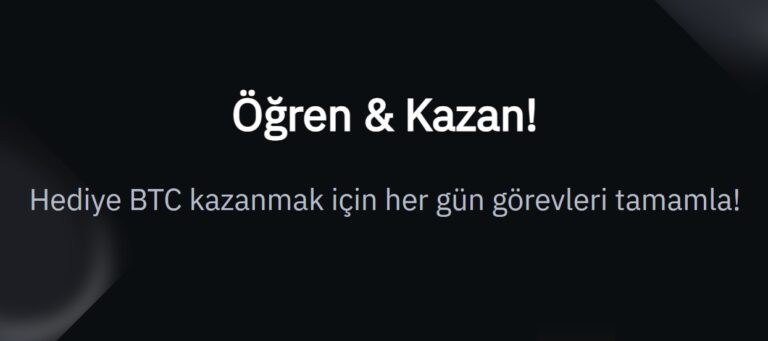 Günlük Görevleri Tamamla, Bitcoin Kazan !