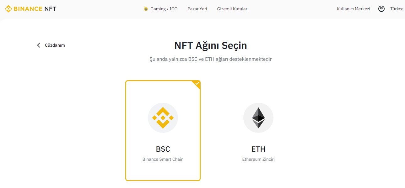 binance ıgo çekme