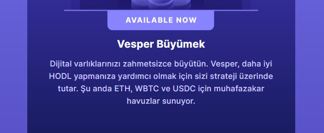 vesper nasıl nereden alınır