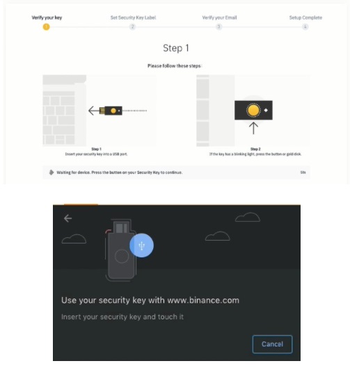 binance yubikey