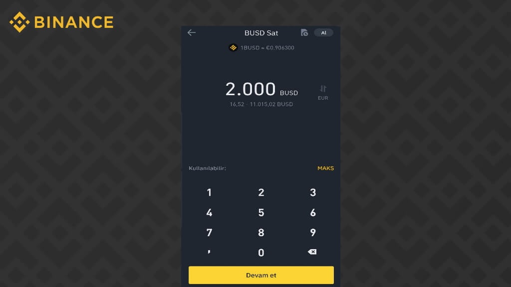 binance karta yatırma