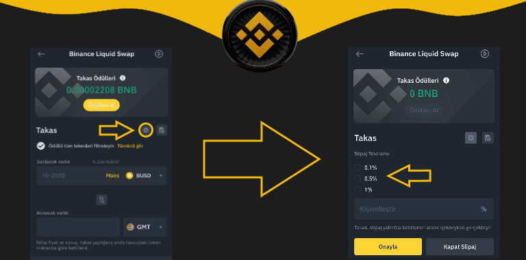 binance slipaj nedir