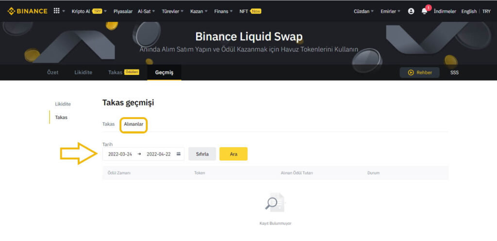 binance swap farming