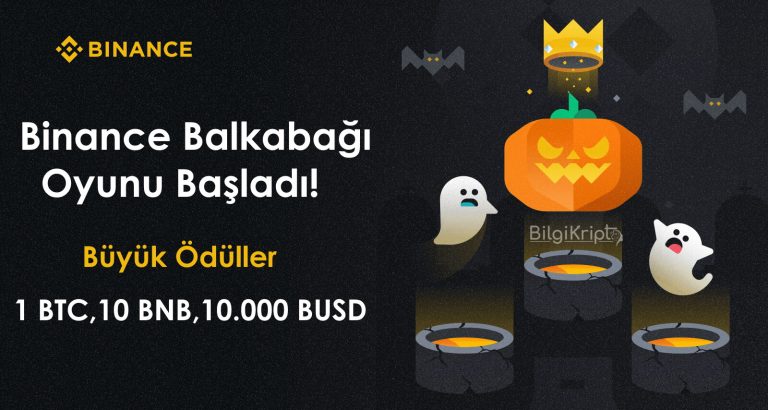 Binance Balkabağı Oyunu, Ödüller 1 BTC, 10 BNB ve 10.000 BUSD