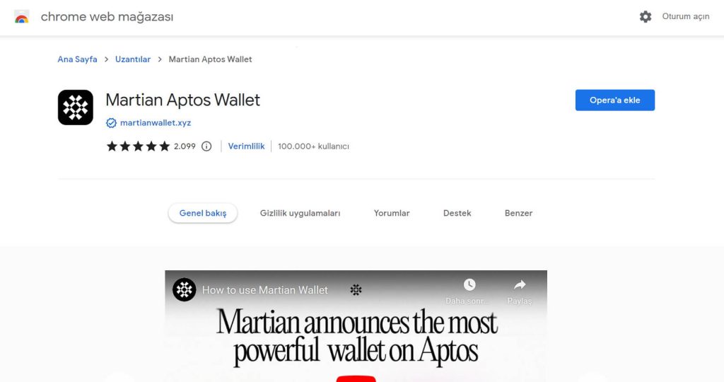 martian aptos wallet nedir