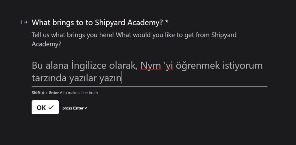 nym shipyard academy