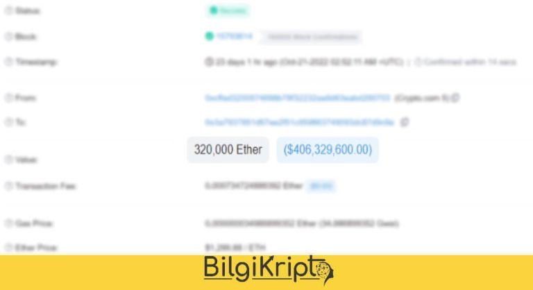 Yanlışlıkla 320.000 ETH Göndermiş!