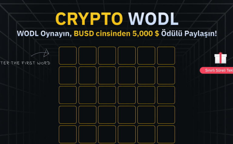 Binance Crypto Wodl Etkinliği 26 Aralık-02 Ocak 2023