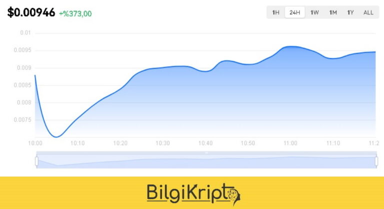 O Coin +%373,00 Yükseliş Gösterdi!