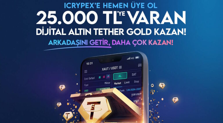 Icrypex Altın Sandığı Kazanın!