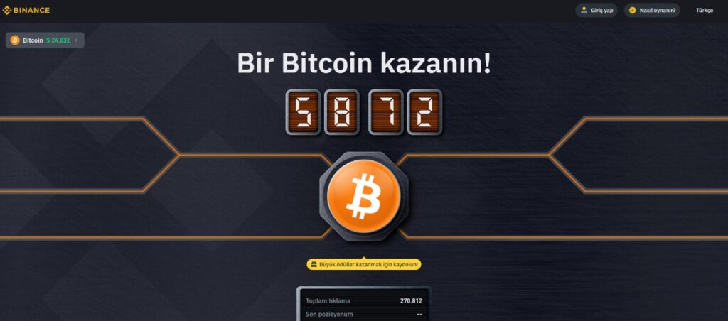 Oyun ne zaman bitecek?, Binance Bitcoin Button oyununu oynamak ücretsiz mi?, Birden fazla kez oynayabilir miyim?, Binance Bitcoin oyununu nasıl kazanabilirim?, Oyunda kaç Bitcoin kazanılacak? , Binance Bitcoin oyunu ödülümü nasıl alabilirim?