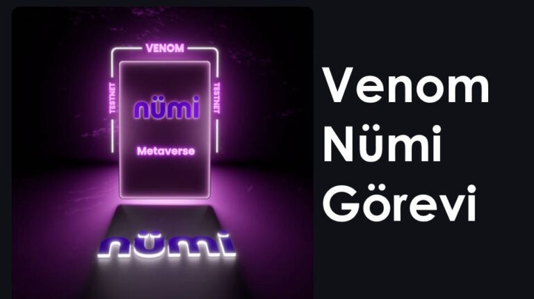 Venom Testnet Nümi Görevi