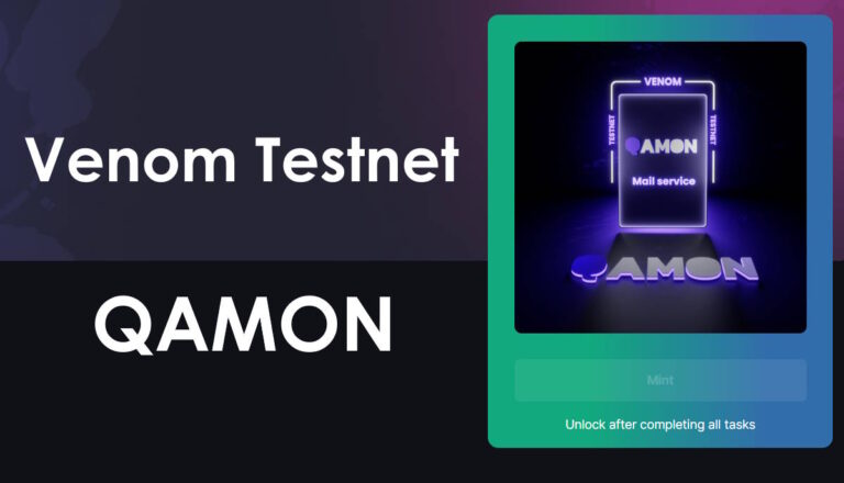 Venom Network Qamon Testnet Görevi