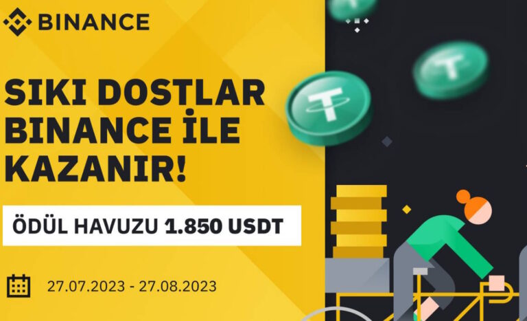 Binance Sıkı Dostlar Başladı, Ödül Havuzu 1850 USDT