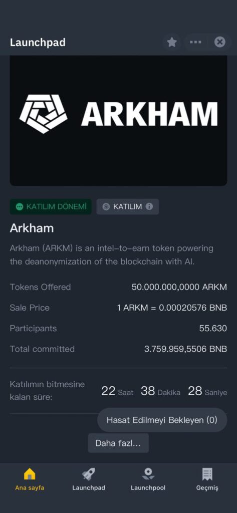 binance arkm arkham