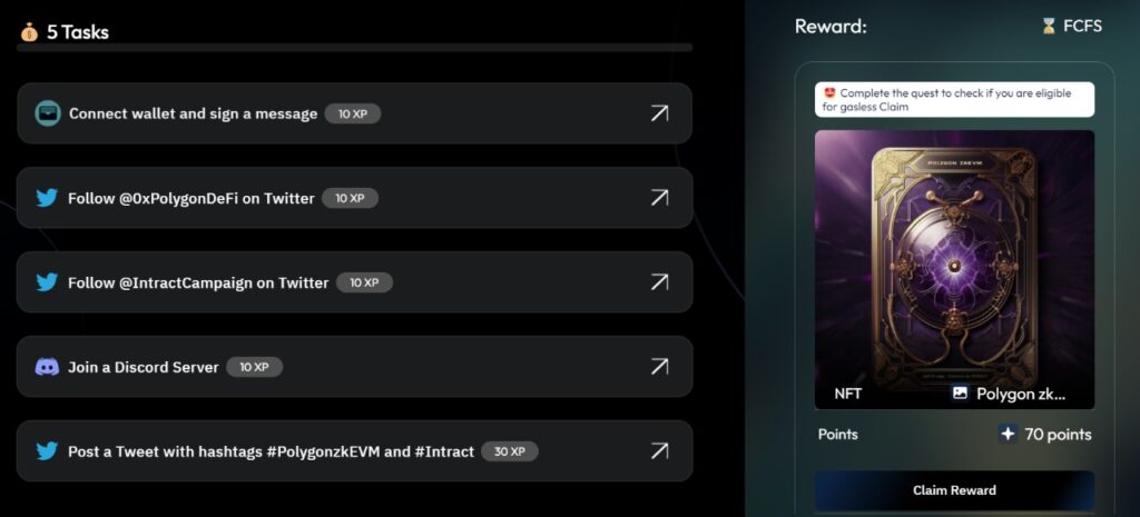 polygon zkevm airdrop 1. hafta week