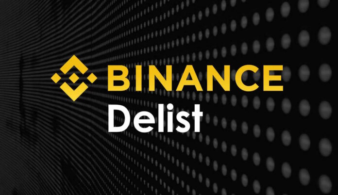 binance snm, srm, yfii delist, binance sonm, serum, dfı money delist