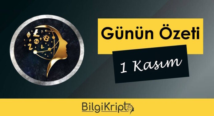 1 kasım 2023 kripto para haberleri, duyuruları, gelişmeleri, listelemeleri, bugün kripto para haberleri, haber, son dakika haberleri