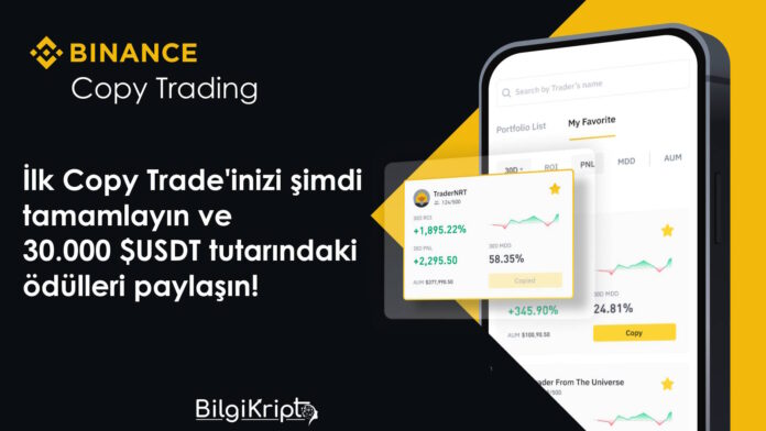 binance copy trade etkinlik etkinliği yarışma 30.000 dolar kampanya copy trading binance bedava ödül dolar copy trading