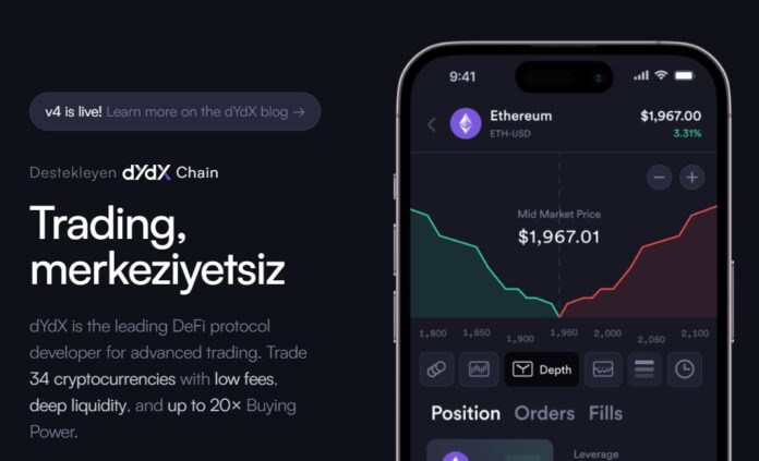 dYdX, En Büyük Merkezi Olmayan Borsa Olarak Uniswap'i Geride Bıraktı