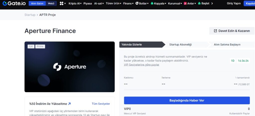 Aperture Finance (APTR) Token nedir, nereden alınır?