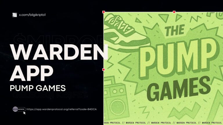 Warden App ile The PUMP Games Başladı: Yaratıcılığını Göster, Ödülleri Topla