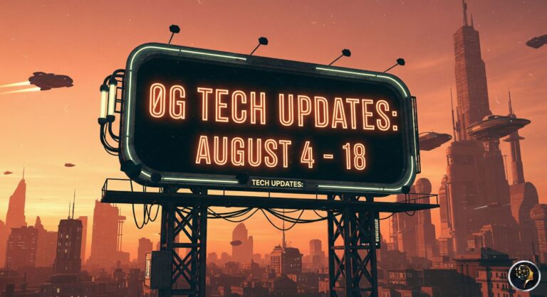 0G Tech Güncellemeleri: 4 – 18 Ağustos