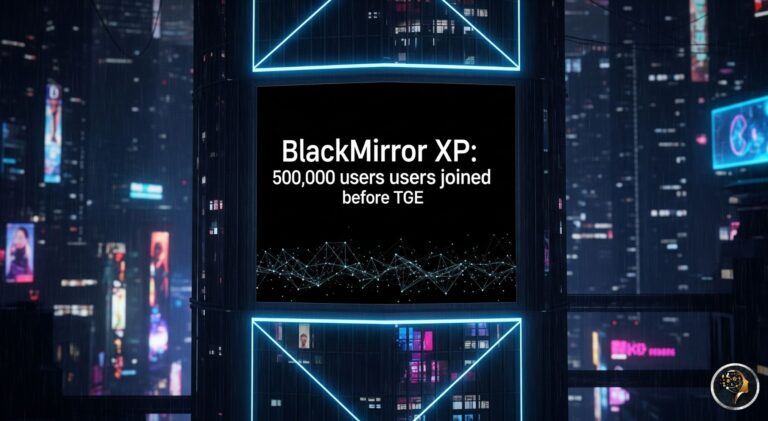 BlackMirror XP: TGE Öncesinde 500.000 Kullanıcı Katıldı
