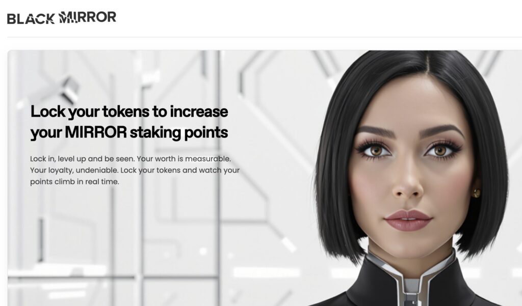 mirror stake black mirror stake mirror token stake airdrop 