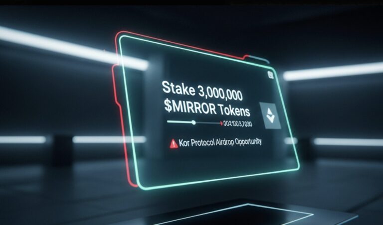 3 Milyon $MIRROR Stake Edildi: Kor Protocol Airdrop Fırsatı 3 Milyon $MIRROR Stake Edildi: Kor Protocol Airdrop Fırsatı
