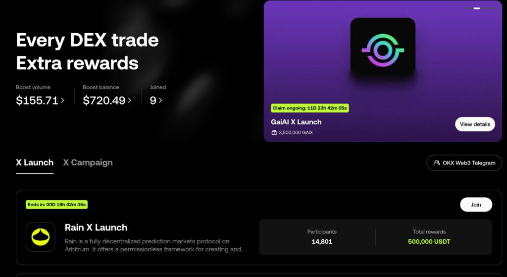 okx wallet boost airdrop token airdrop x launch 