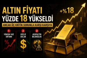 Altın Fiyatı Yüzde 18 Yükseldi Ancak Üç Kritik Sorunla Karşı Karşıya