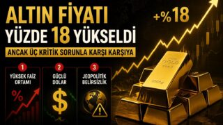 Altın Fiyatı Yüzde 18 Yükseldi Ancak Üç Kritik Sorunla Karşı Karşıya