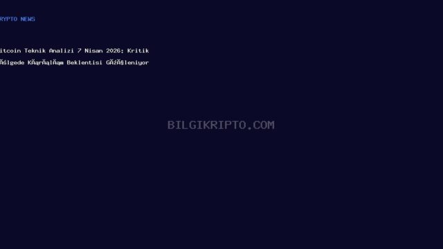 Bitcoin Teknik Analizi 7 Nisan 2026: Kritik Bölgede Kırılım Beklentisi Güçleniyor