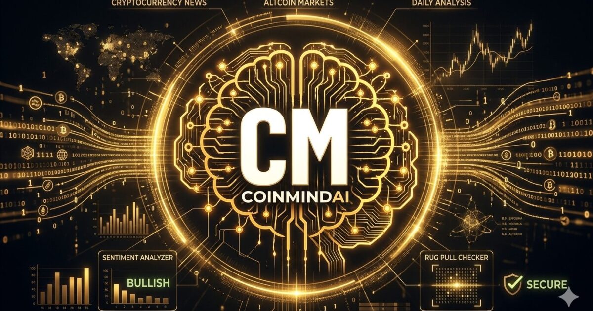 "CoinMindAI; yapay zeka tabanlı duygu analizi (Sentiment Analyzer), güvenlik taraması (Rug Pull Checker) ve günlük piyasa analizlerini tek bir çatı altında topluyor."