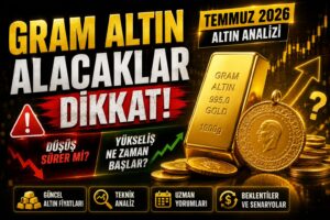 Gram Altın Alacaklar Dikkat! Temmuz 2026 Altın Analizi: Düşüş Sürer mi, Yükseliş Ne Zaman Başlar?