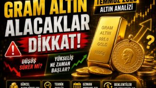 Gram Altın Alacaklar Dikkat! Temmuz 2026 Altın Analizi: Düşüş Sürer mi, Yükseliş Ne Zaman Başlar?