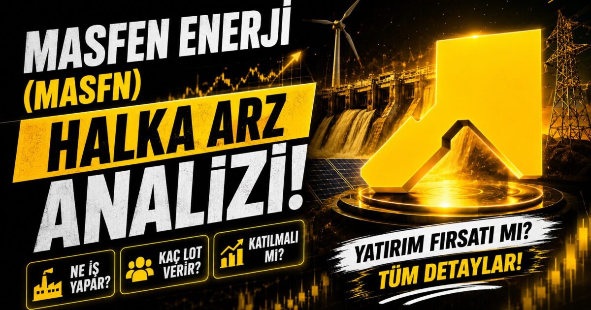 Masfen Enerji halka arz büyüklüğü ve dağıtım yöntemi tablosu
