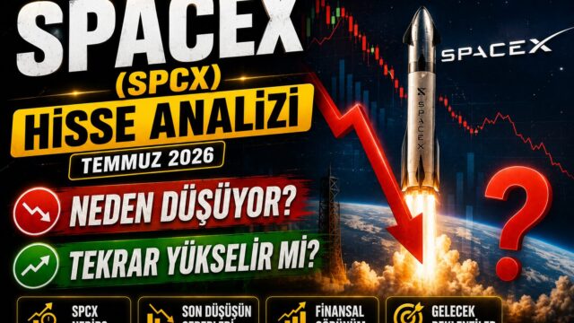 Temmuz 2026 SpaceX SPCX hissesi neden düşüyor teknik analiz grafiği