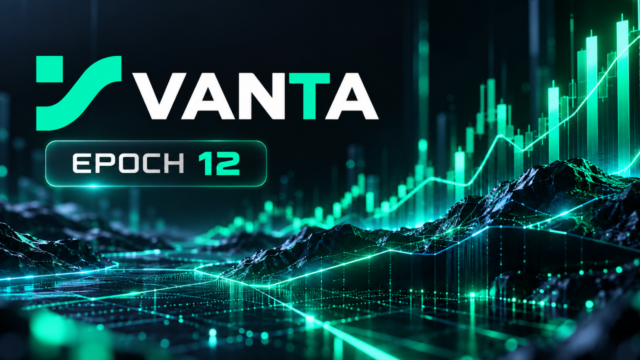 Vanta Genesis Contributors Program Epoch 12 ve kripto piyasası temalı kapak görseli